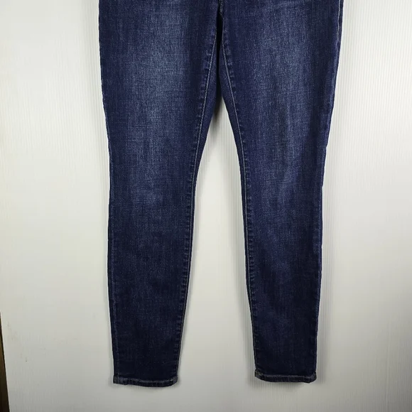 Cabi Women's Button Fly Skinny Jeans Stretchy Dark Wash Ribbon Waistband Size 8 - Picture 5 of 13